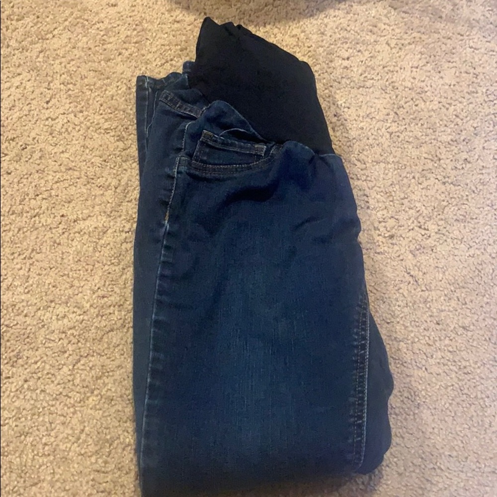 Jessica Simpson full panel maternity skinny jeans